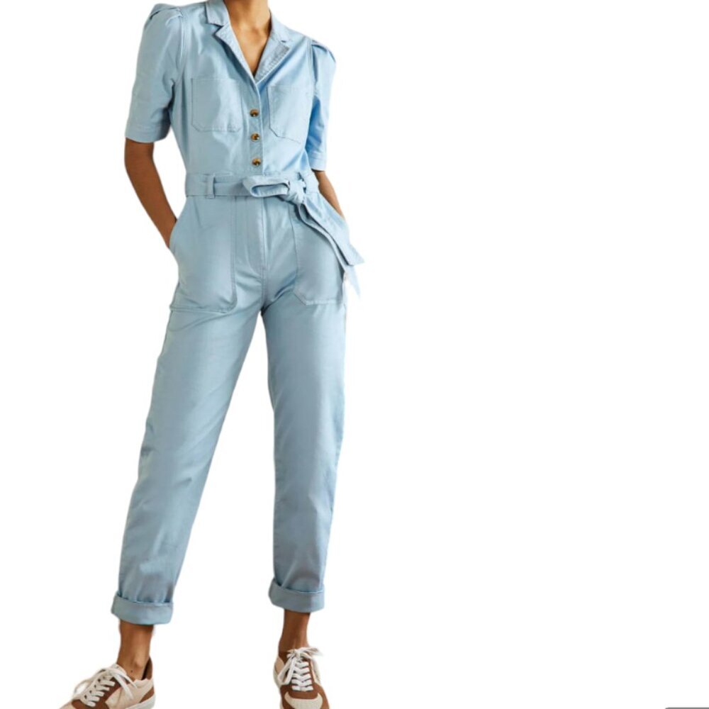 Boden Puff Sleeves Jumpsuit - Picture 1 of 13